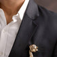 Whispering Stripes Brooch