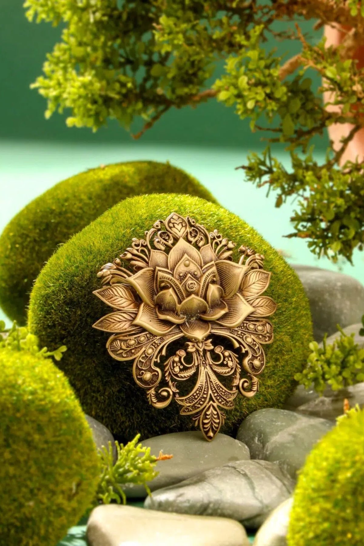 Lotus Magic Brooch