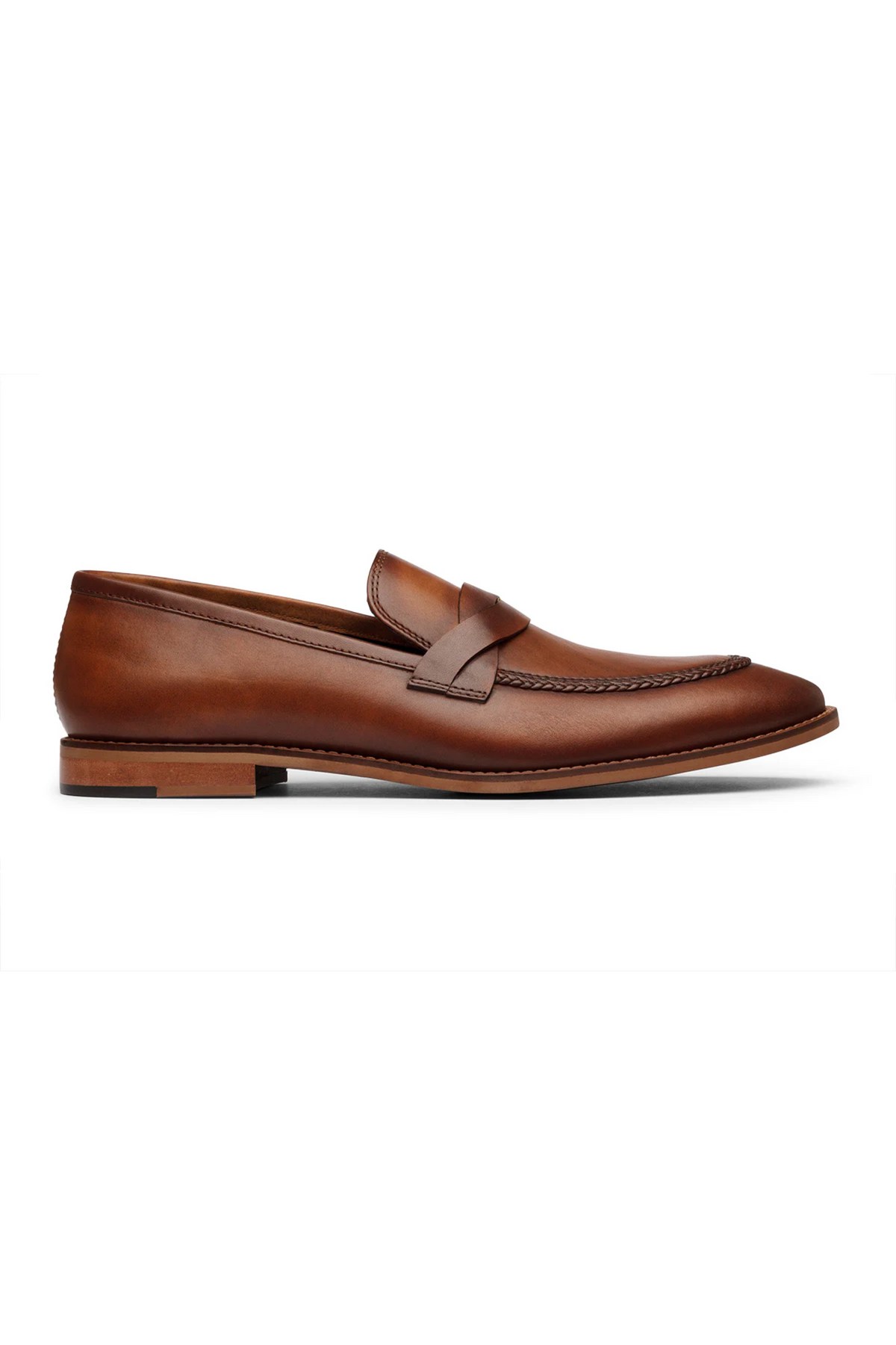CULLMAN - TAN HANPAINTED LEATHER SHOES