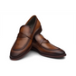 CULLMAN - CHESTNUT BROWN LEATHER SHOES