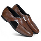 Brown Croc Ethnic Peshawari Sandal