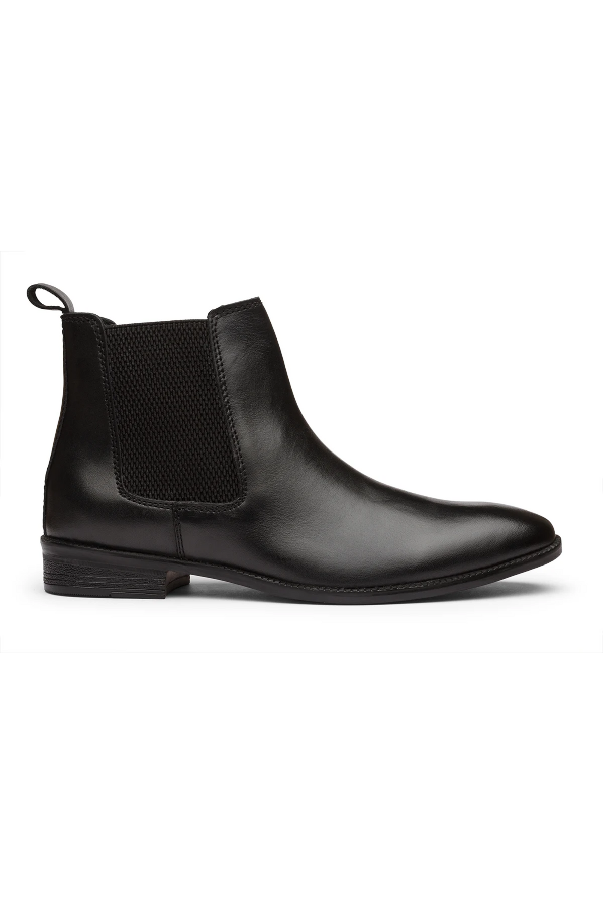 CHELSEA BOOTS - BLACK LEATHER SHOES