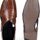Brown Croc Ethnic Peshawari Sandal