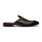 SUSH MULE - BLACK LEATHER SHOES