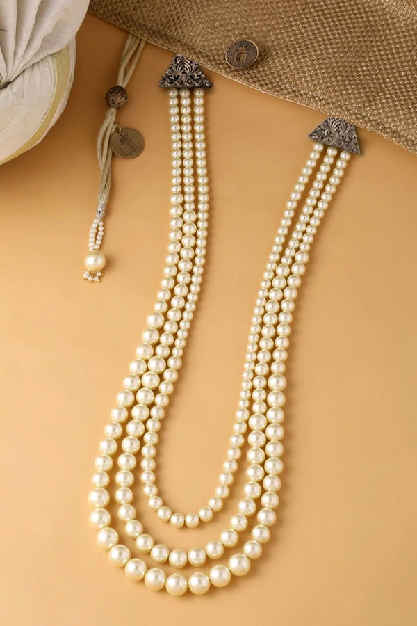 Layered Pearl Mala