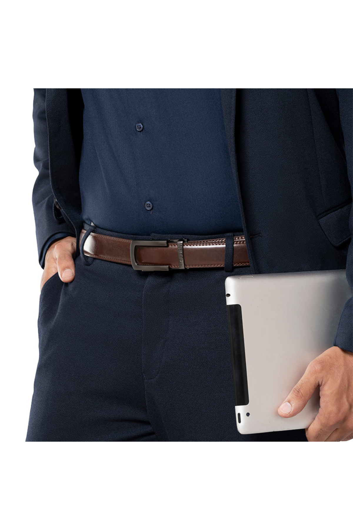 Burley coffee brown with classic buckle