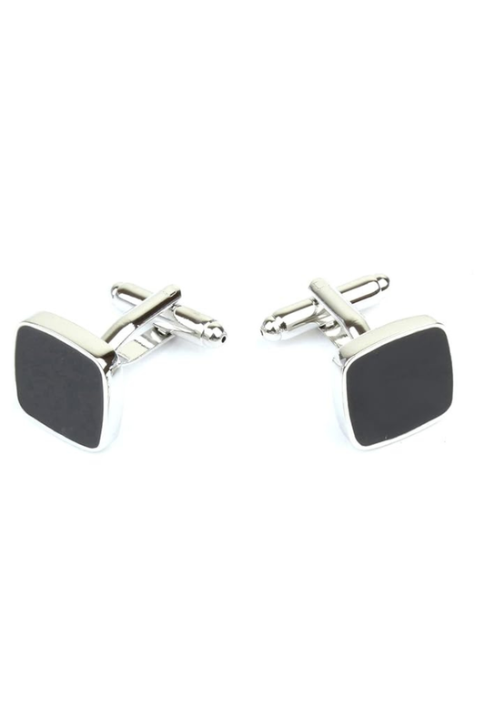 Onyx Stone Studded Cufflinks