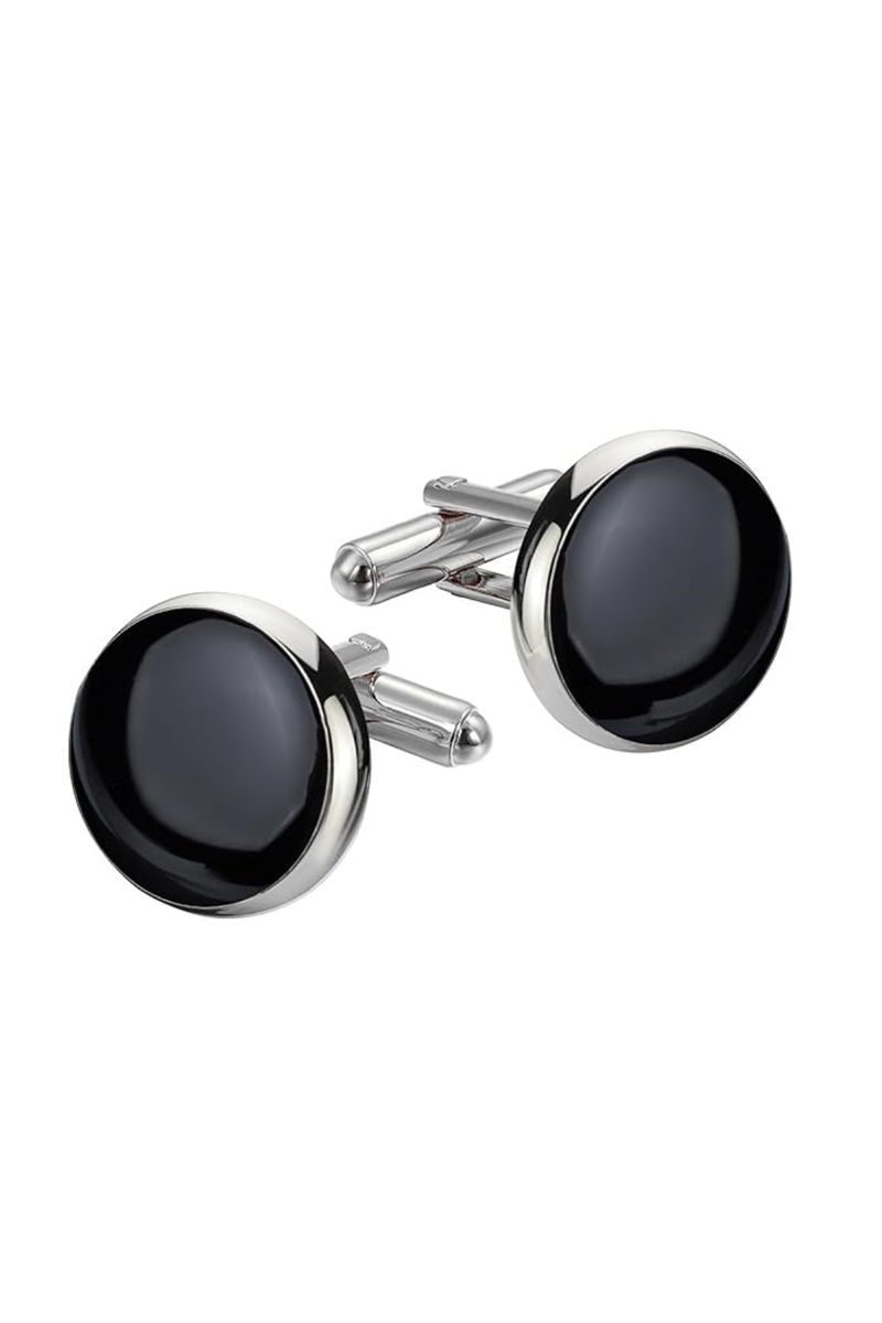 Elegant Black Cufflinks