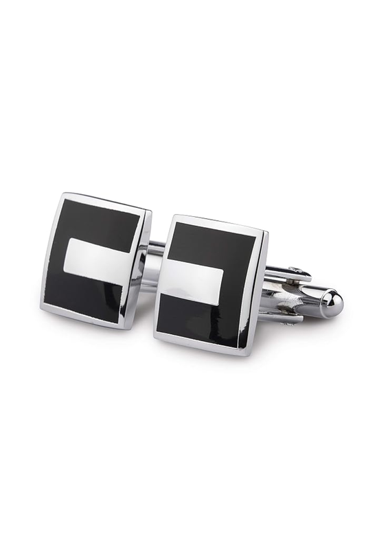 The Embellished Black Cufflinks
