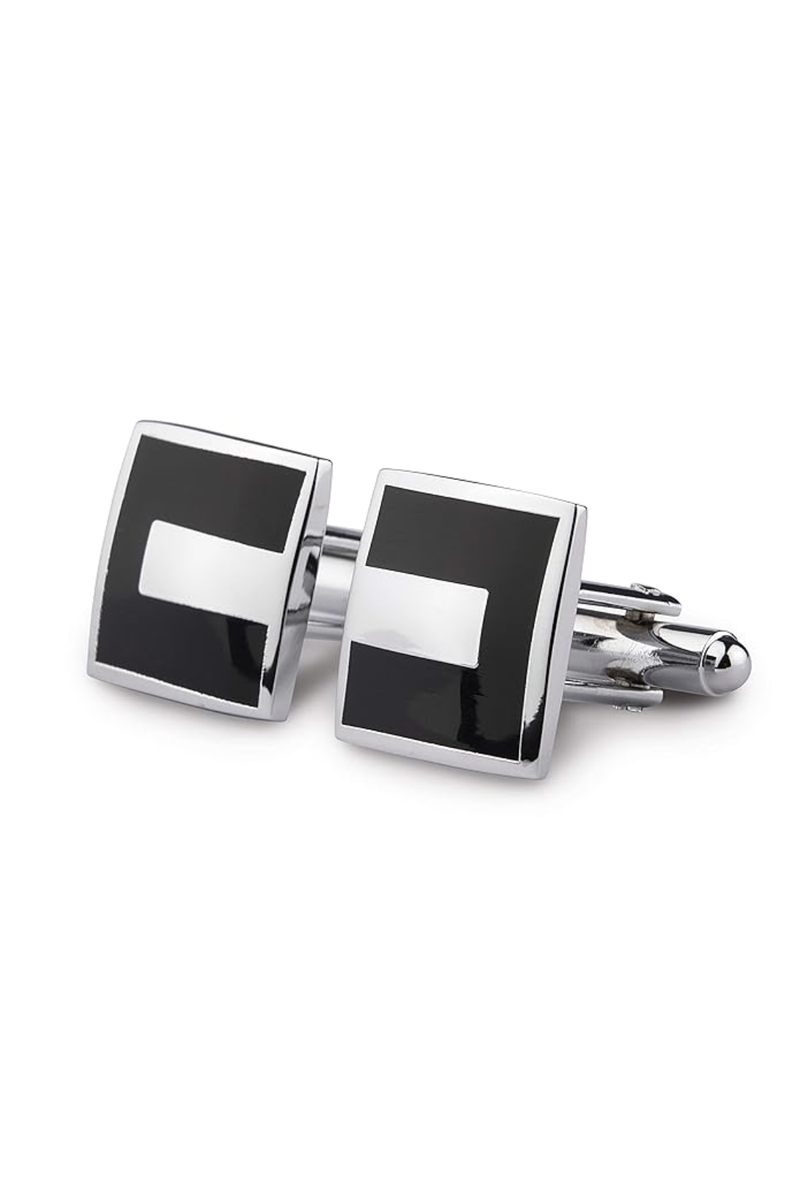 The Embellished Black Cufflinks