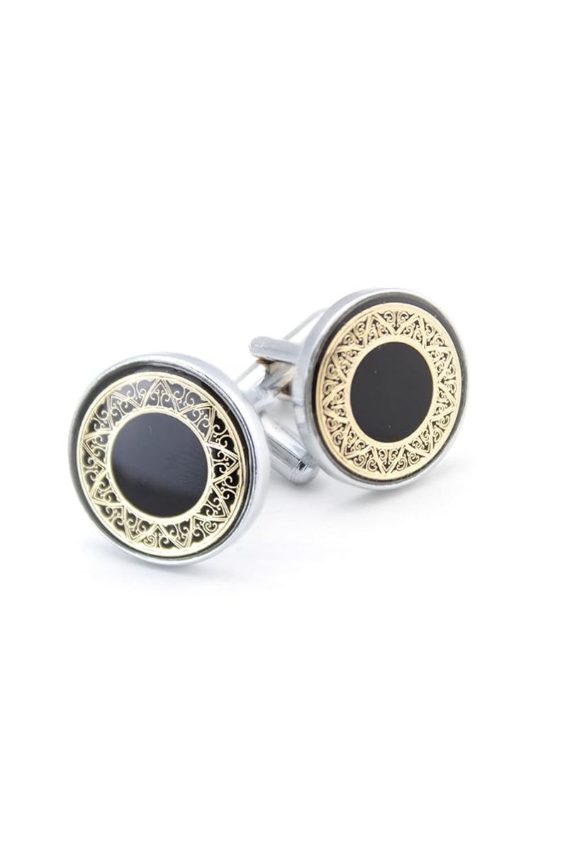 The Paint Stroke Black Cufflinks