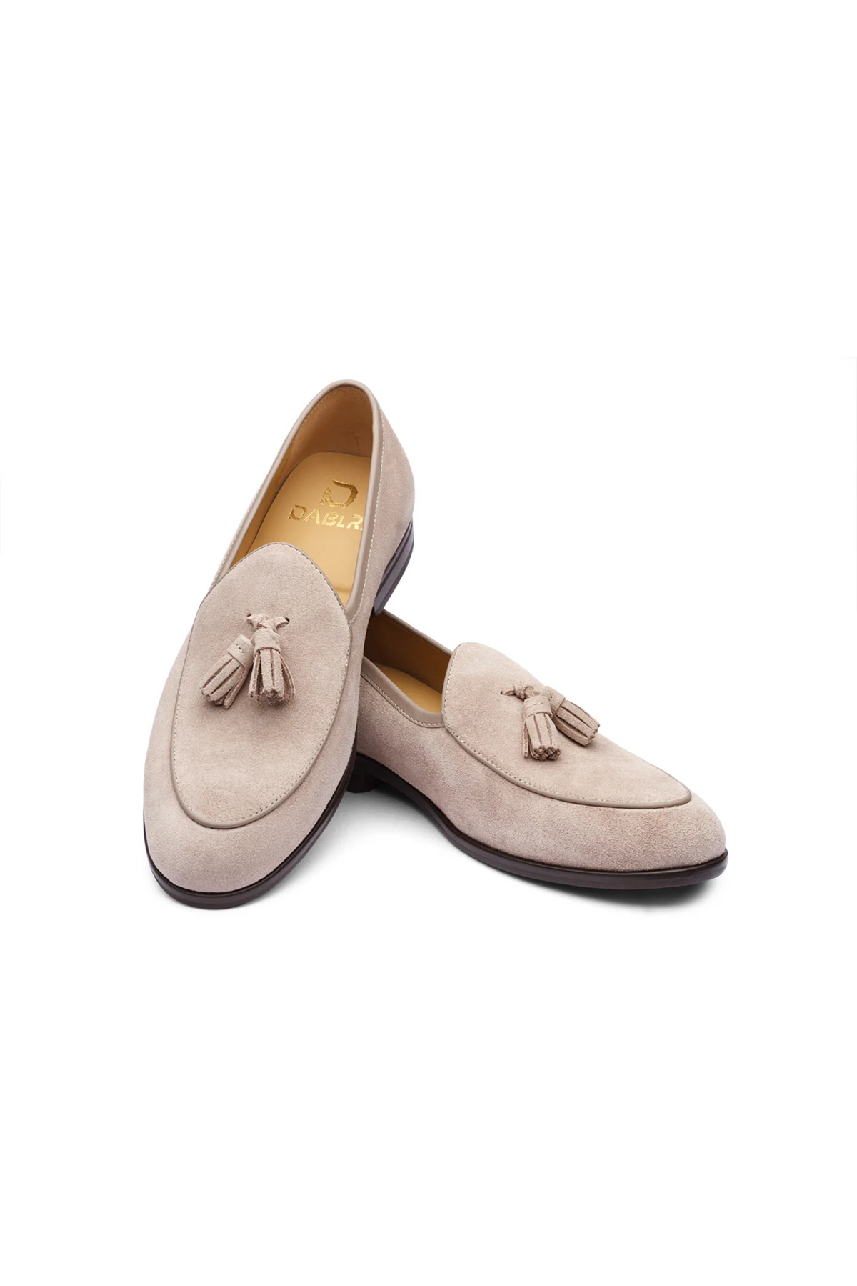 PETERSBURG - CREAM SUEDE LEATHER SHOES