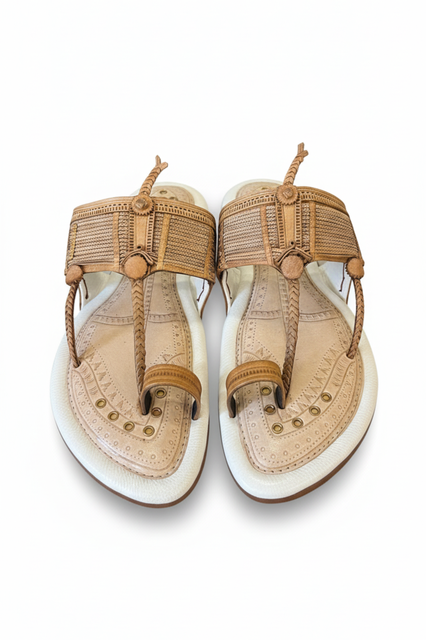 Sultan White - Custom Kolhapuri