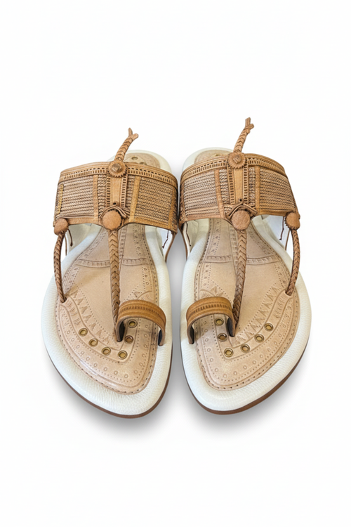 Sultan White - Custom Kolhapuri