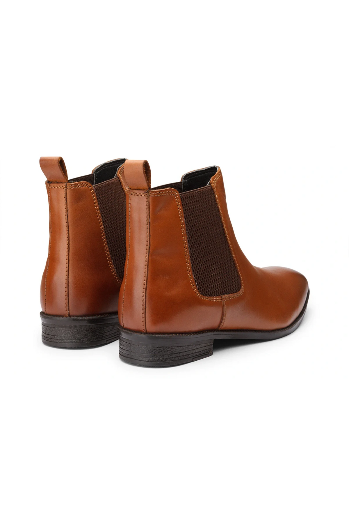 CHELSEA BOOTS - TAN LEATHER SHOES