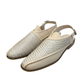 Ivory Textured Handmade Sandals