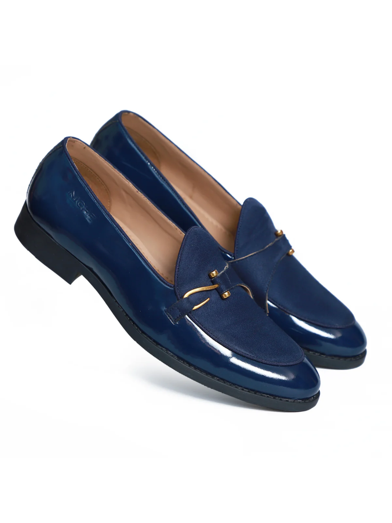 Blue Patent Dazzled Hooked