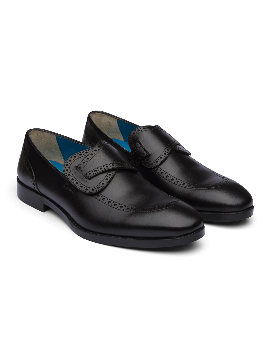 ROMA - BLACK LEATHER SHOES