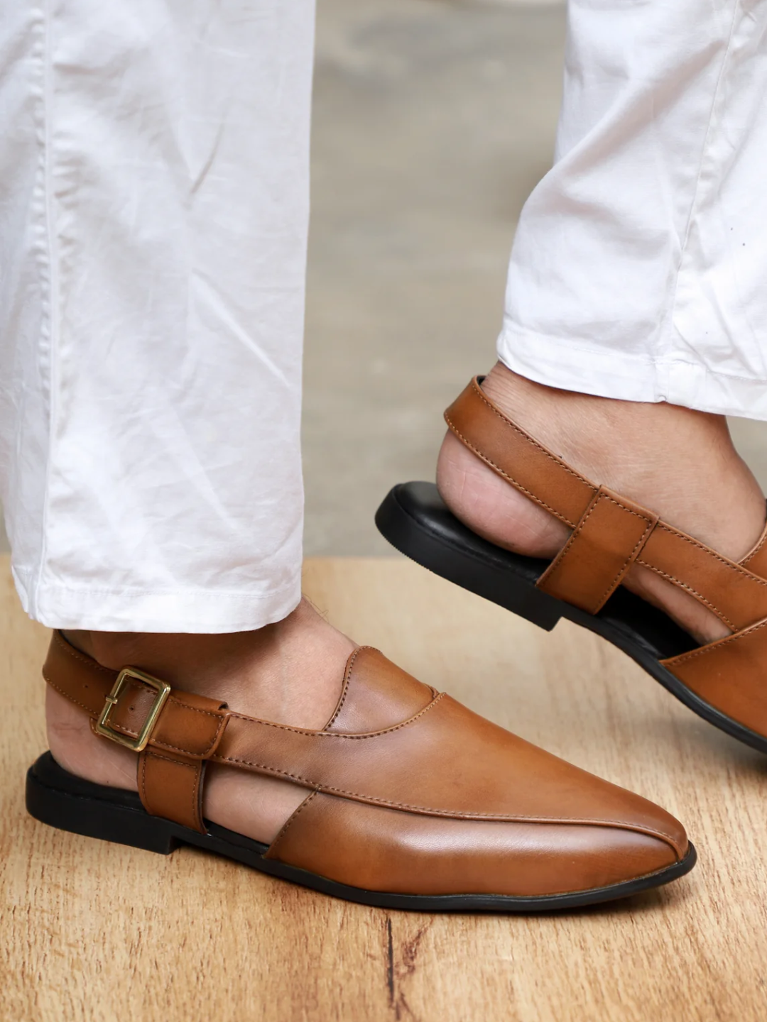 Peshawari Brown Posh Sandal