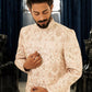 Hand Highlighted Self Embroided Sherwani