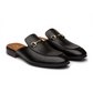 SUSH MULE - BLACK LEATHER SHOES