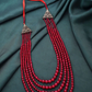 Maroon Bliss Mala