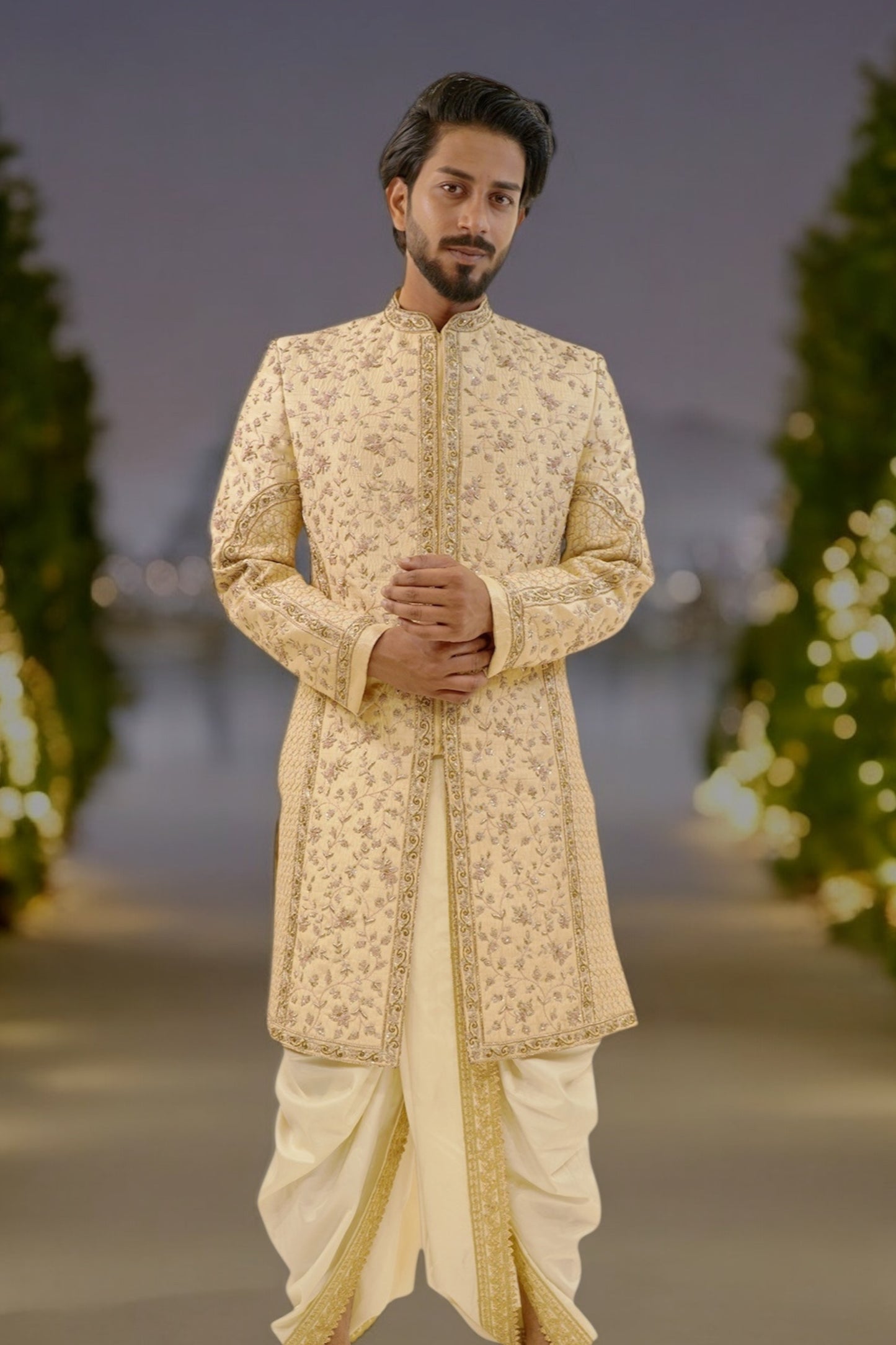 Heavy Embroided Mughal style sherwani