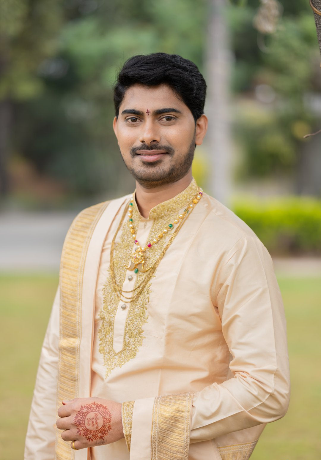 Kanchi Gold Kurta Pancha Ensemble