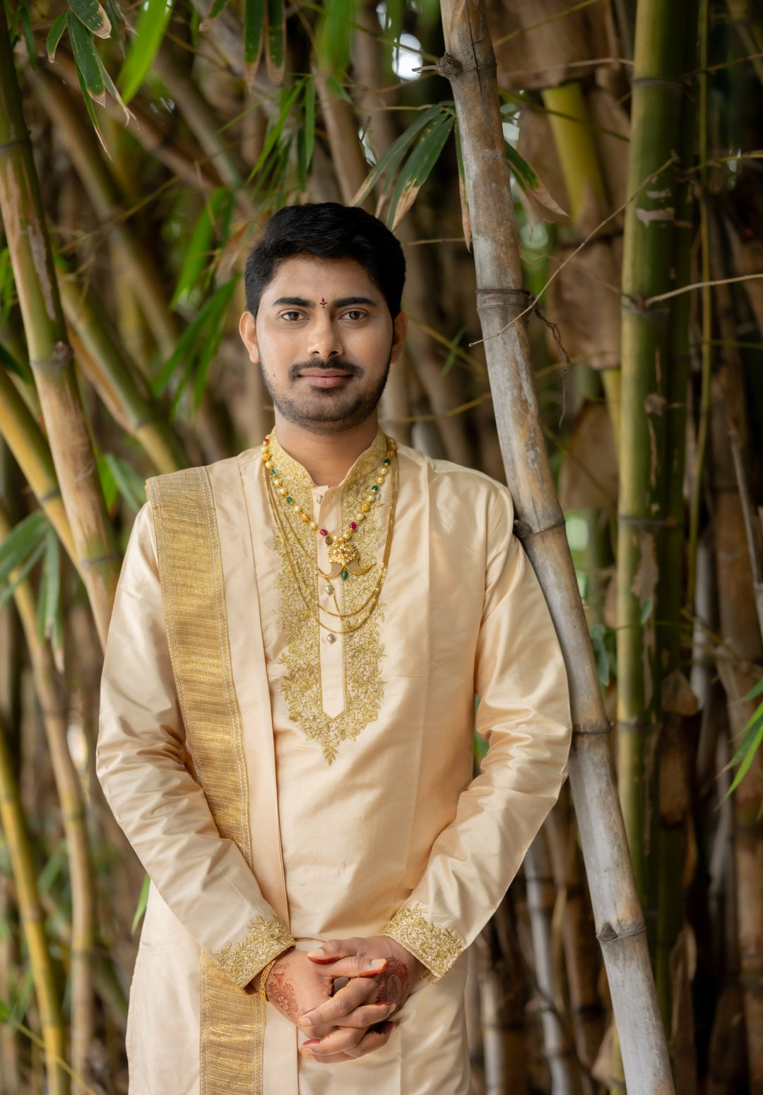 Kanchi Gold Kurta Pancha Ensemble