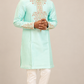 Turquoise Tide – Designer Kurta & Ponam Pant Set