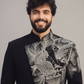 Black Embroidered Indo-Western Bandhgala Set for Men – Wedding & Party Wear