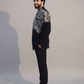 Black Embroidered Indo-Western Bandhgala Set for Men – Wedding & Party Wear