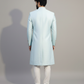 Dual ombrey  pure raw silk sherwani