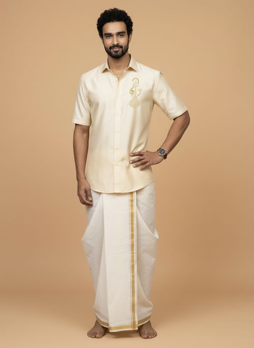 Veera Bhakta Pattu Shirt