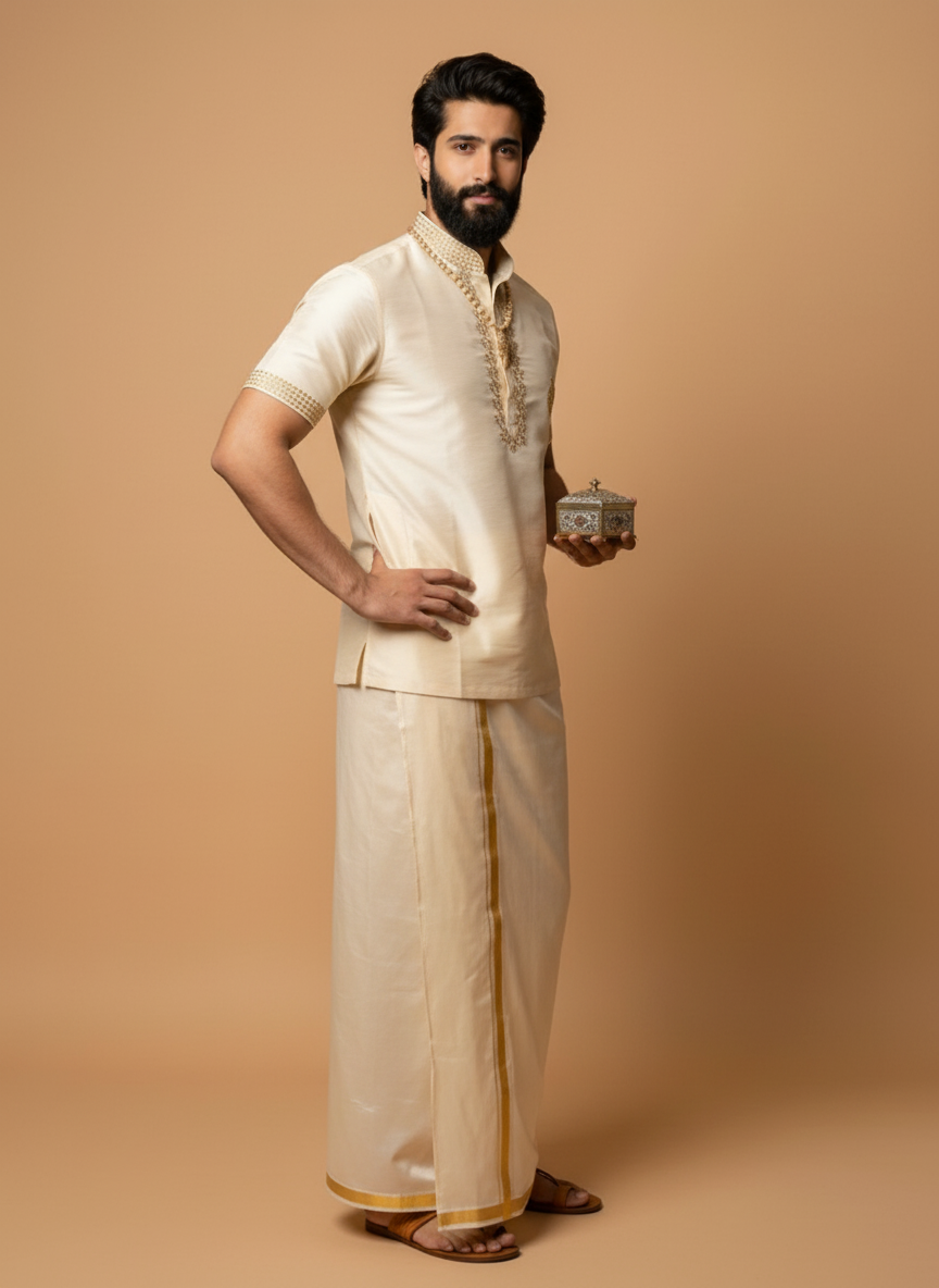 Aaradhya Pattu Shirt