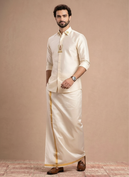 Vaibhava Namam Pattu Shirt