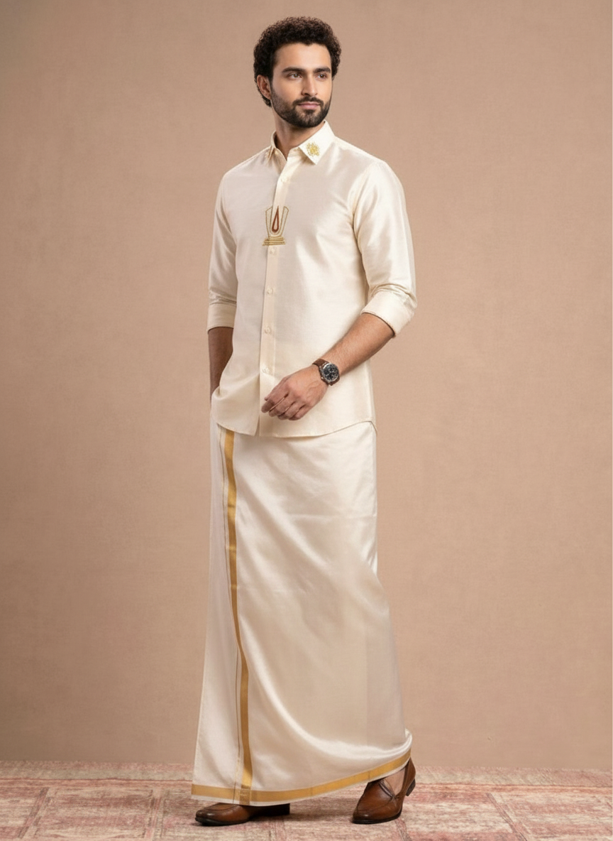 Vaibhava Namam Pattu Shirt