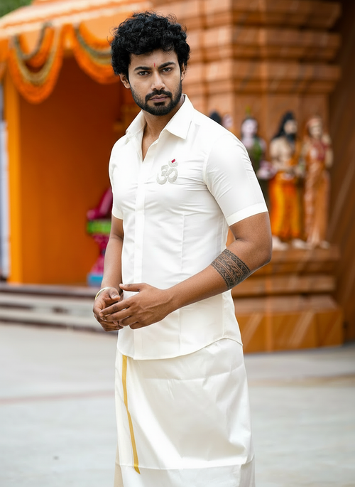 OM Namam - Pattu Shirt