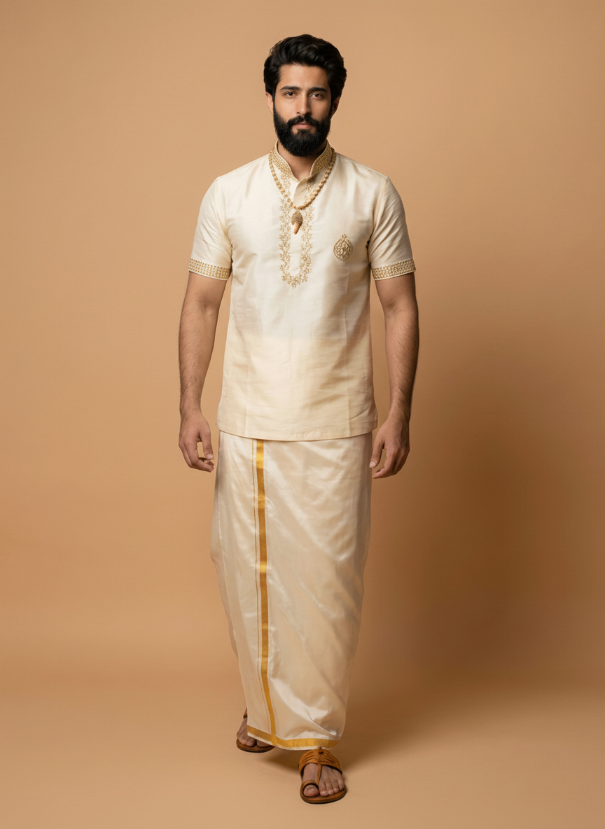 Aaradhya Pattu Shirt