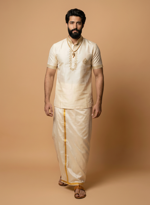 Aaradhya Pattu Shirt