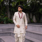 Divya Shankha Chakra Cream Pattu Pancha Set